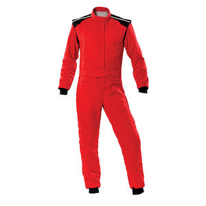 Traje de Carreras de Karting Color Rojo, Impermeable, Transpirable, Talla Grande, Ropa Deportiva Unisex para Motociclismo y Automovilismo - Product Image 1