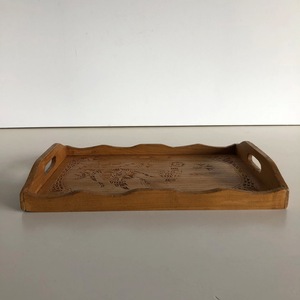 Handcrafted Eco-friendly Wooden Serving <b>Tray</b> with Engraved Design | Customizable Traditional Decorative Tea & Food Serving <b>Tray</b> - Product Image 4