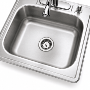 Vietnam Manufacturer Wholesale Premium Single Bowl Stainless Steel Kitchen Sink SS304 Topmount Dropin Design 5 Year Warranty - Product Image 4