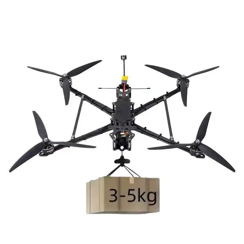 10-Inch FPV Commercial Drone 15-20km Flight Distance 30 Minutes Flight Time 3.5-5kg Payload Capacity GPS Positioning Function