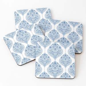 Posavasos de estilo artesanal con tablero de MDF, impresión de adhesivo esmaltado, juego de 4 posavasos para bebidas, posavasos para té a precio de fábrica al por mayor. - Product Image 2