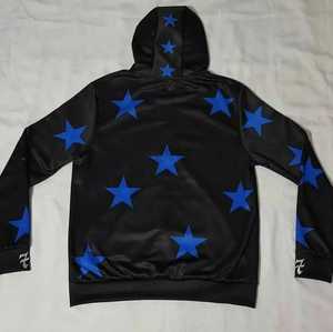 Sweat-shirt à capuche unisexe de haute qualité en coton personnalisé avec impression ou broderie de logo personnalisé, fermeture éclair - Product Image 2