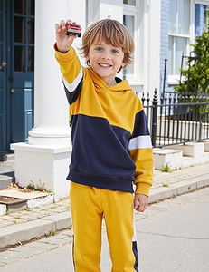 Ensemble de survêtement en polaire épais pour enfants, sweat à capuche de sport, tenue de sport pour bébé garçon, ensemble de vêtements pour enfants - Product Image 6