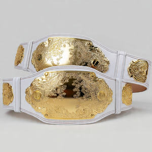 Cinturones de Campeonato, Cinturón de Campeonato Mundial de Peso Pesado, Cinturón Dorado para Boxeo y Artes Marciales, Cinturón de Kickboxing - Product Image 3