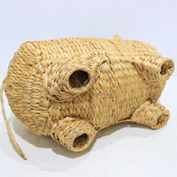 Panier tressé à la main en jacinthe d'eau Artex Dong Thap Vietnam, modèle SD1073A, pour le rangement et la décoration