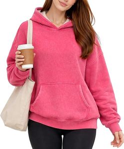 Sudadera con capucha de forro polar con lavado ácido, extragrande, premium, para hombre, de tejido grueso - Product Image 1
