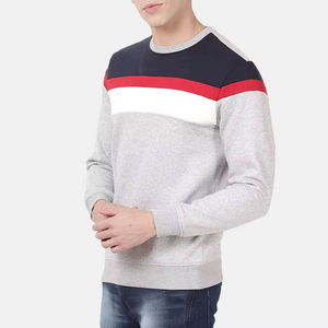 Men's Crew Neck Sweatshirt New Design Autumn Winter Plain Men's Sweatshirts Loose Fashion Pullover Plush Embroidered OEM - Product Image 3
