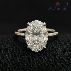Bague de Mariage en Platine Premium pour Femme, Design Minimaliste Élégant avec Diamant Brillant - Product Image 1