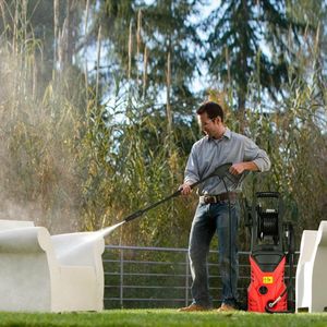 2030PSI เครื่องซักผ้าแรงดันสูงไฟฟ้า1800W พร้อมรีลสายยางที่สะดวกน้ำยาทำความสะอาดแรงดันสูงชั้นยอด - Product Image 2