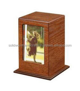 Cadre photo pour animaux de compagnie Urnes en bois Urnes funéraires faites à la main de haute qualité - Product Image 2