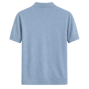 Camiseta Polo de Punto para Hombre Pablo, Manga Corta, Algodón Premium, Textura Suave, Corte Ajustado, Informal, Elegante, Ropa de Verano Transpirable, Venta al Por Mayor - Product Image 3