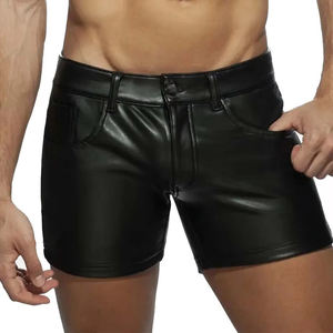 Pantalones Cortos de Cuero para Hombre de Primera Calidad, 100% Cuero, Ropa de Invierno, Nuevo Diseño, Última Moda - Product Image 1