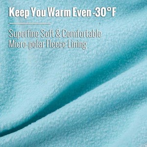 Balaclava respirante et imperméable pour usage extérieur, unisexe adulte, 56-58 cm, bleu clair, couvre-visage intégral, matière polyester de haute qualité - Product Image 6