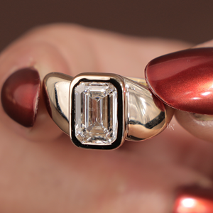 Luxury 3.2 Carat Lab Grown Diamond <b>Solitaire</b> <b>Ring</b> for Women <b>Silver</b> 10K Gold 14K Gold 18K Gold Bridal Engagement Jewelry - Product Image 4