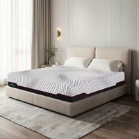 Bestseller Maßgefertigte Premium Atmungsaktive Gestrickte Stoffmatratze mit Druckentlastung Komprimierte Gerollte Gel-Memory-Foam-Matratze
