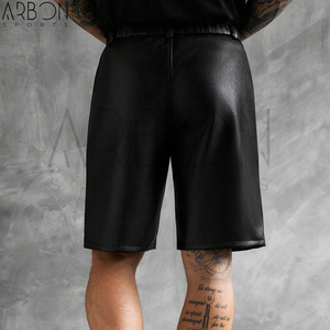 Shorts en similicuir pour hommes, style 2026, dernière collection, prix de gros, service OEM ODM, durables, sur mesure, meilleur fournisseur - Product Image 2