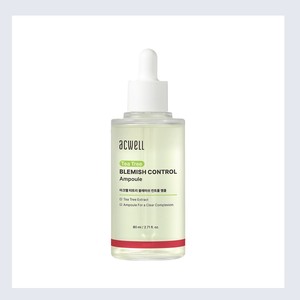 Sérum coréen pour le soin de la peau Acwell Tea Tree Blemish Control Ampoule 80ml, sérum visage à la niacinamide - Product Image 2