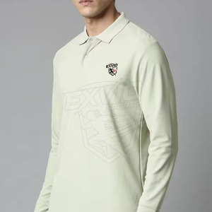 Polos de hombre de primera calidad, color personalizado, con manga larga, a precio de mayoreo. - Product Image 2