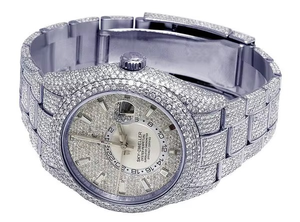 Personalizado VVS Moissanite Diamante Acero inoxidable Automático Iced Out Reloj de pulsera Hip Hop Personalizado Moda de lujo al mejor precio - Product Image 6