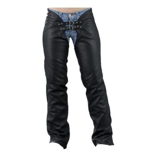 กางเกงหนังสำหรับนักขี่จักรยานยนต์ ทำจากหนังวัวแท้ 100% - Product Image 1