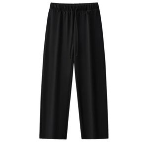 OEM ODM Men Women Sweatpants <b>Elastic</b> Waist Drawstring Straight Leg Loose Joggers Wholesale Supplier - Product Image 1