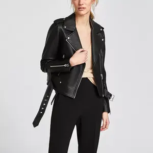 Blouson en cuir pour moto, vente en gros, sur mesure, fait main, élégant, style urbain, pour homme, en cuir véritable - Product Image 3