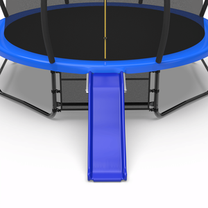 Scivolo da Esterno Blu con Trampolino: Divertimento Assicurato per Bambini! - Product Image 2