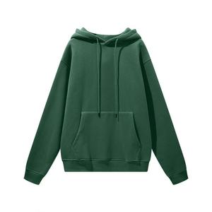 เสื้อฮู้ดดี้ผ้าฟลีซแบบ unisex สำหรับฤดูหนาว มีเชือกผูก ปักลาย ดีไซน์สตรีทแวร์ทรงโอเวอร์ไซส์ ไหล่ตก มีกระเป๋า - Product Image 5