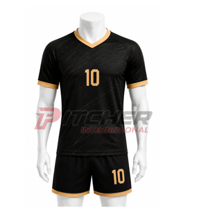 Service de conception d'uniformes de football personnalisés : Short à carreaux respirant, options grandes tailles, créez vos propres couleurs, disposition, nom d'équipe, joueur - Product Image 2