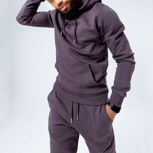 Vêtements de sport de haute qualité, survêtement tendance pour hommes, vêtements de sport 100% coton molletonné, vêtements décontractés, survêtement grande taille - Product Image 2