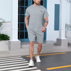 Conjuntos Deportivos de Verano de Manga Corta Más Vendidos para Deportes y Moda en 2026, Chándal Informal con Logotipo Personalizable - Product Image 4