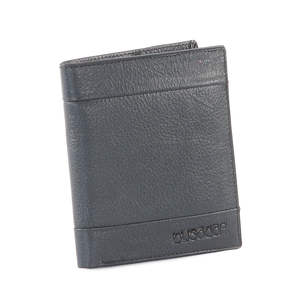 Cartera de Hombre de Cuero Genuino de Diseño Moderno y Lujoso, Estilo Vintage, Corta, con Protección RFID, Minimalista, Multifuncional, con Forro de Poliéster - Product Image 1