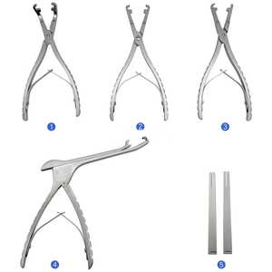 Kit complet d'instruments chirurgicaux orthopédiques en acier inoxydable pour traumatologie, comprenant des plastes à plaques et des pinces pliantes, de qualité chirurgicale manuelle - Product Image 3
