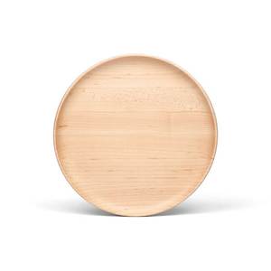 Assiette en bois naturel faite à la main, assiette rustique en bois pour dîner, assiette de service pour table à manger, cuisine, restaurant, hôtel et décoration intérieure - Product Image 1