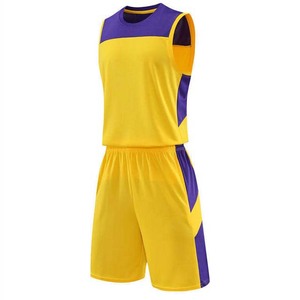 Maillots de basket-ball personnalisés OEM en gros d'usine, uniformes unisexes pour adultes, débardeurs sans manches, grandes tailles, techniques d'impression - Product Image 2