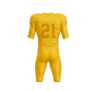 Conjunto de Uniforme de Fútbol Americano de Diseño Personalizado con Pantalones de Jersey Elásticos, Casco y Paquete de Rendimiento de Alto Nivel - Product Image 3