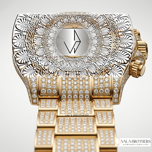 Reloj de Lujo Rolax con Cristales Redondos de Moissanita y Cuarzo, Correa de Aleación de 20 mm, Estilo Hip Hop Antiguo para Hombre y Mujer, Diseño Premium Brillante - Product Image 5