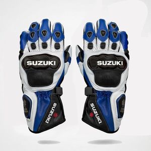 Chaussures et gants de course en cuir pour moto Zuzuki GSXR, protection CE, bottes de course sur circuit, équipement de motard professionnel, durable - Product Image 3