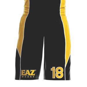 Conjunto de Uniforme de Baloncesto, Camiseta y Pantalones Cortos, Ropa Deportiva Ligera, Diseño Personalizado para Equipos, para Práctica, Competencia y Torneo - Product Image 3