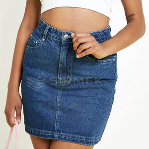 Nouvelle Collection : Jupes en Jean Extensibles pour Femme – Style Décontracté d'Été en Coton de Haute Qualité – Streetwear Personnalisable et Design - Product Image 5