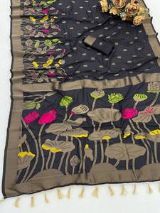 Hermoso Saree de Georgette Suave de Primera Calidad con Estampado Bandhej, Estilo Moderno, de Secado Rápido, para Bodas y Fiestas, NUEVO DISEÑO 2026 - Product Image 6