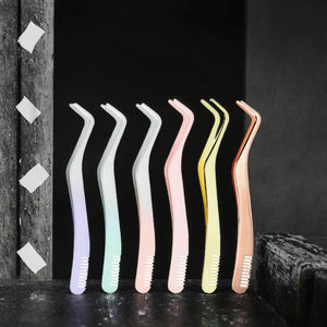 Pinza de Depilar Portátil de Acero Inoxidable con Punta, para Cejas y Vello Facial, de Lujo, Hecha a Mano, Profesional, Precio al por Mayor - Product Image 2