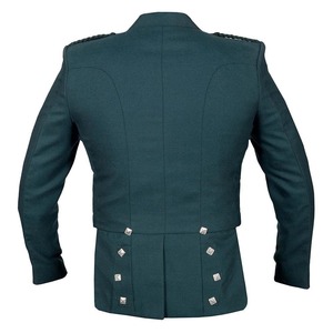 Veste Prince Charlie pour homme de qualité supérieure, en cachemire tricoté, à un seul bouton, avec un design écossais personnalisé - Product Image 2