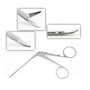 Último Modelo de Tijeras Nasales Bellucci Manuales de 75 mm con Hojas Curvas de 4 mm Recubiertas de PTFE, Acero Inoxidable Alemán Hosanna Surgical Pakistán - Product Image 3