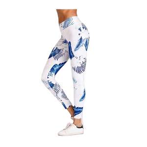 Nouvelle Arrivée 2026 Leggings de Fitness Femme Haute Qualité en Polyester Sublimé, Pantalons de Yoga Taille Mi-Haute à Motif Uni, Service OEM - Product Image 6