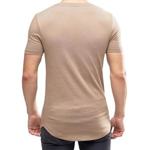 เสื้อยืดคอกลมคลาสสิกขายส่ง ผ้าโพลีเอสเตอร์ สีขาวล้วน ไซส์ใหญ่ เสื้อยืดลำลอง ผ้าคอตตอนหนา เสื้อยืดสั่งทำสำหรับผู้ชาย - Product Image 3