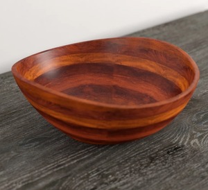 Grand saladier en bois fait main, naturel, pour servir les aliments, idéal pour la restauration et les événements, à prix avantageux - Product Image 5