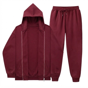 Ensemble de survêtement unisexe noir bapeHoodie avec sweat-shirt à fermeture éclair intégrale, poches latérales et pantalon de jogging à cordon de serrage, vêtements décontractés pour l'automne - Product Image 3