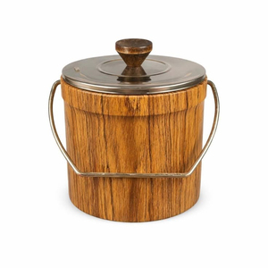 Wholesale Premium Handcrafted Mango Wood Ice Bucket with Double Wall Stainless Steel Inner Chiller for Home <b>Bar</b> Parties - Product Image 2