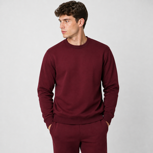 Sweat-shirt moderne pour homme en tissu lisse et coupe décontractée, idéal pour la vente en gros de vêtements, les designs personnalisés et les commandes OEM décontractées. - Product Image 1